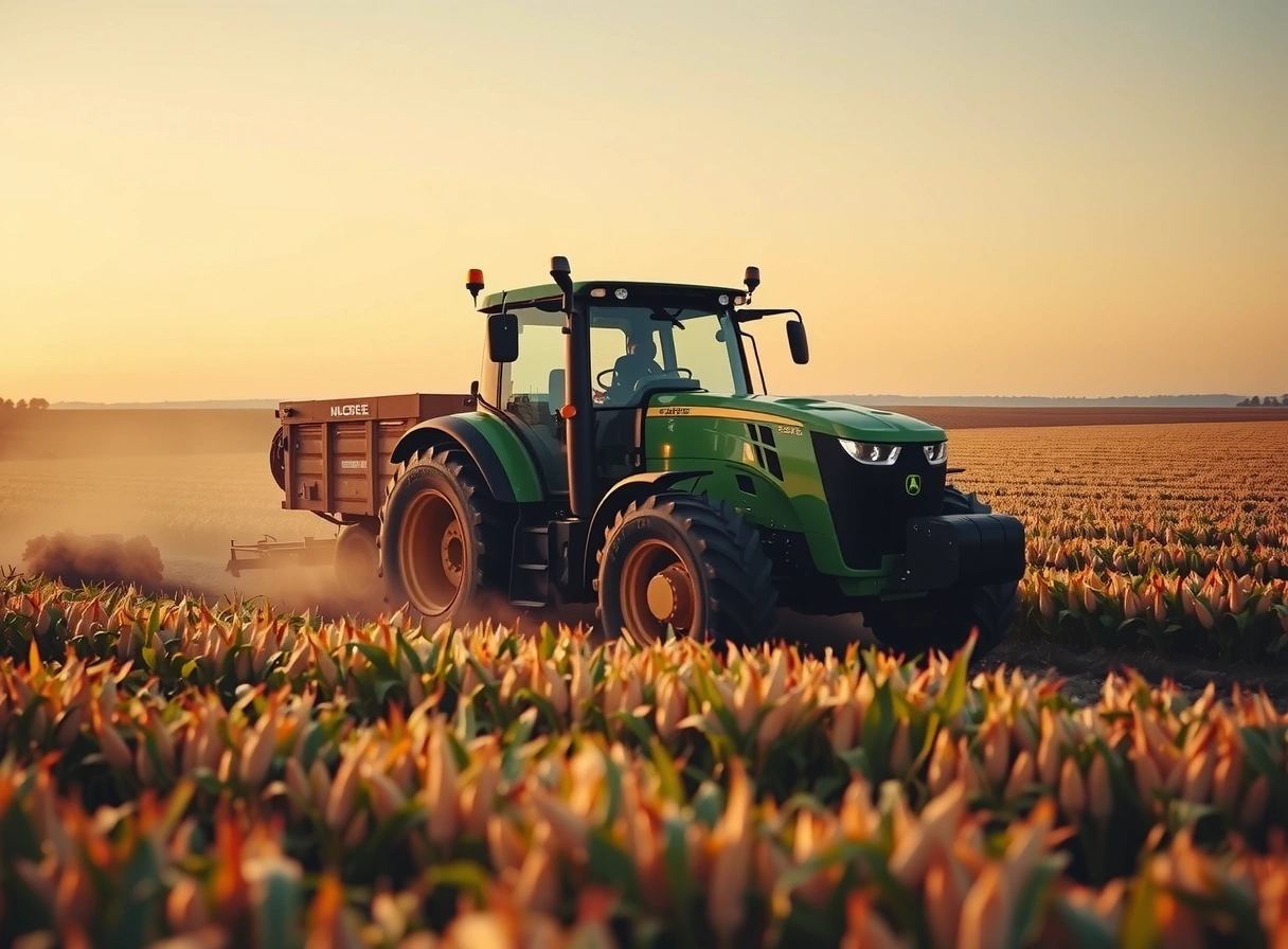 Cosecha de precisión en el campo argentino