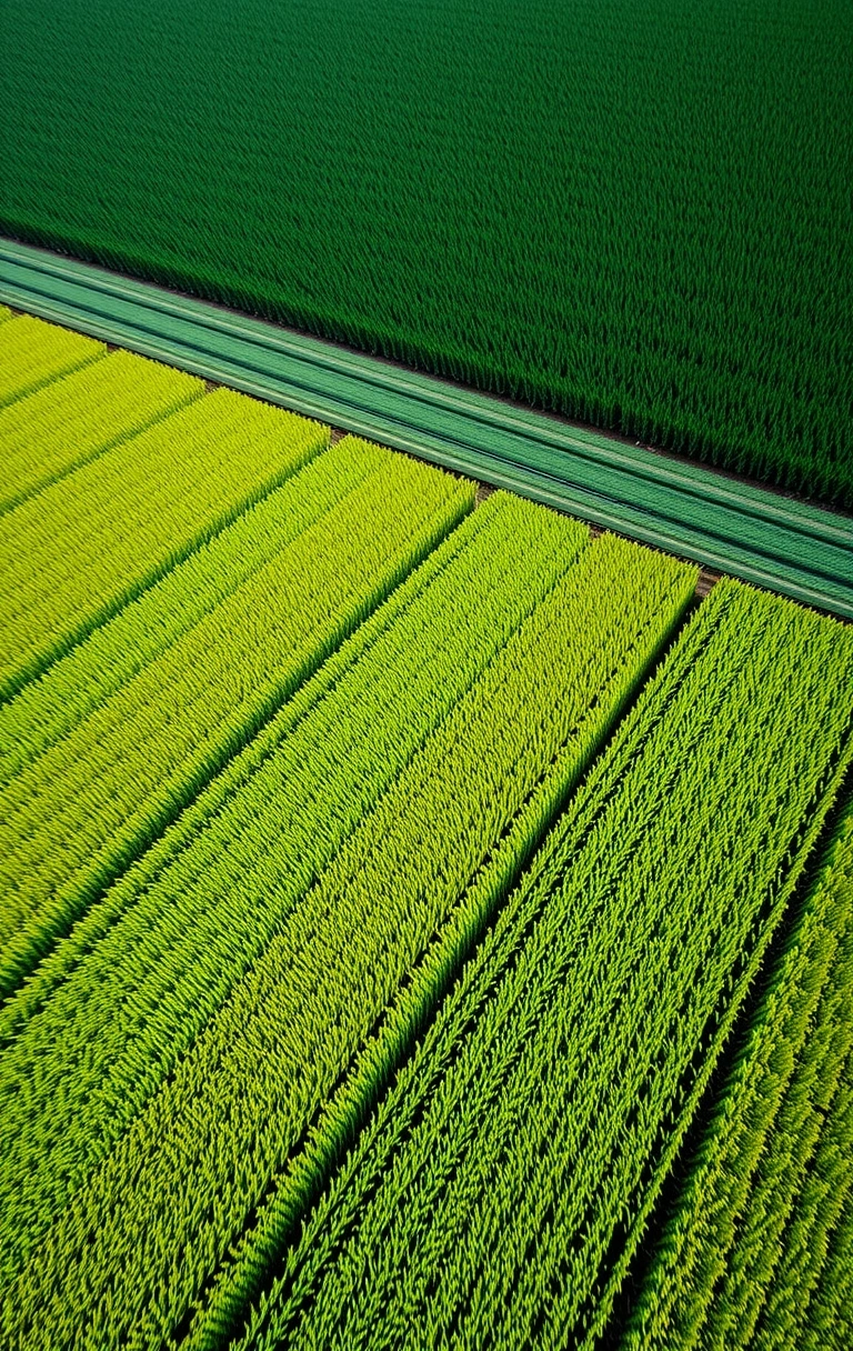 Abstract agricultural landscape